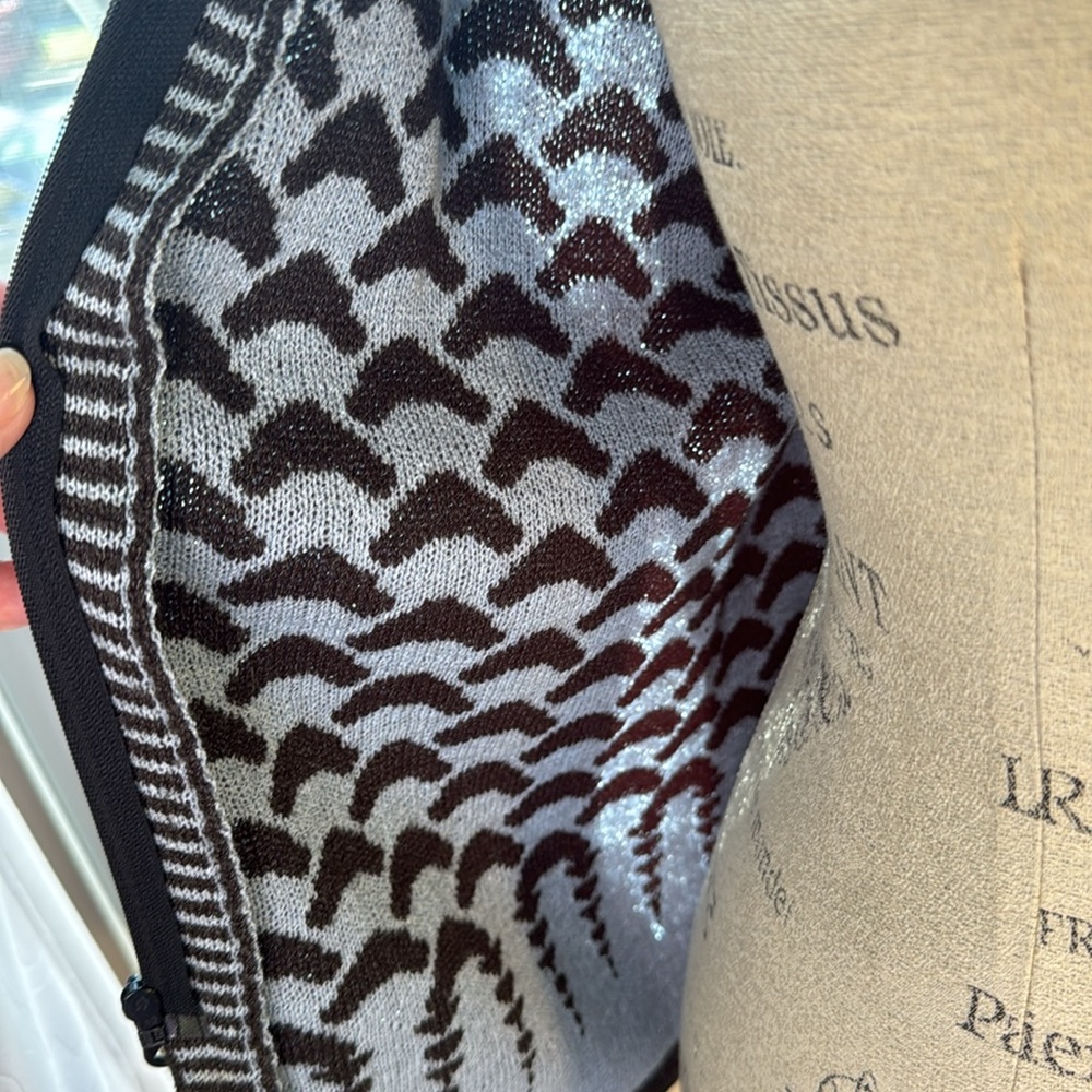 San Remo 2 piece slacks and zippered cardigan size S. Gray and light blue. - Picture 13 of 13